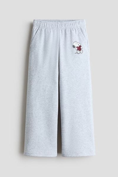 H&M H&M Sweatpant Joggers With Printed Motif