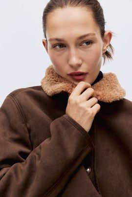 H&M H&M Teddy-collared Jacket