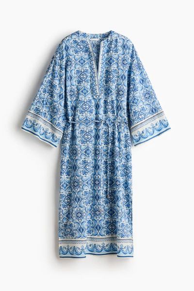 H&M H&M Tie-belt Tunic Dress