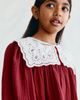 H&M H&M Vintage-collar Muslin Dress - 4