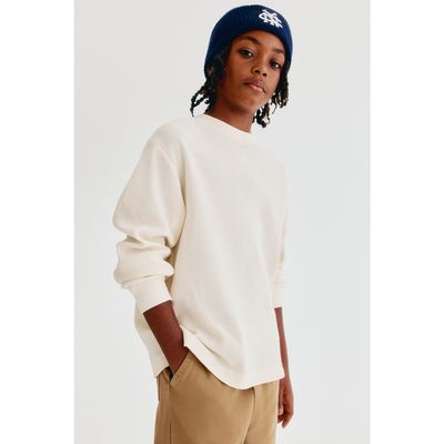 H&M H&M Waffled Long-sleeved T-shirt
