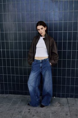 H&M H&M Wide Low Waist Jeans