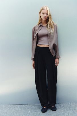 H&M H&M Wrap-detail Balloon-leg Pants