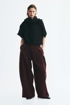 H&M H&M Wrap-detail Barrel Pants