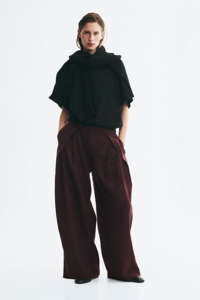 H&M H&M Wrap-detail Barrel Pants
