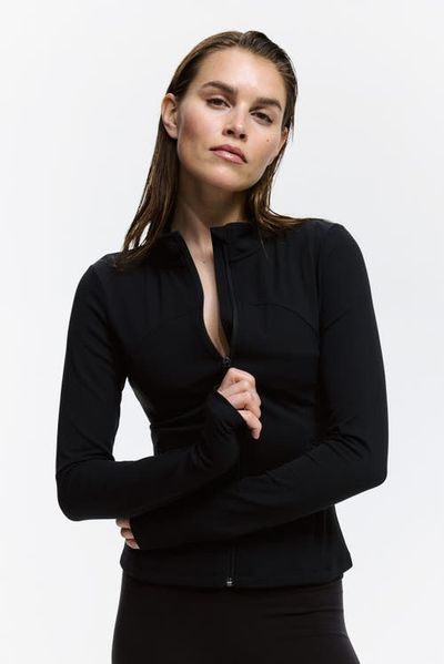 H&M H&M Zip-through Sports Jacket With Softmove