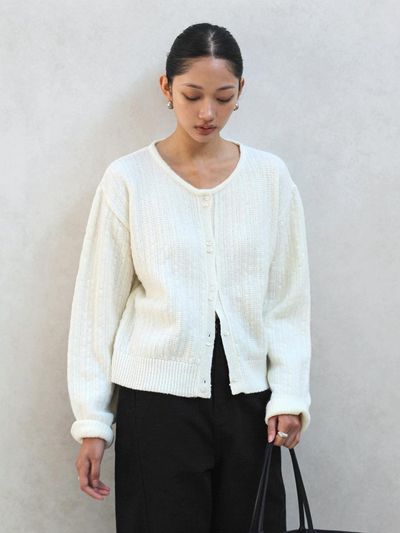 hmode Winter Titania Cardigan [Ivory]