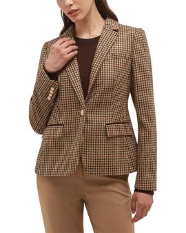Hobbs London Hobbs London Adeline Wool Houndstooth Jacket