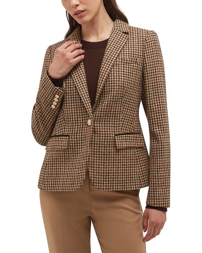 Hobbs London Hobbs London Adeline Wool Houndstooth Jacket