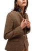 Hobbs London Hobbs London Adeline Wool Houndstooth Jacket - 4