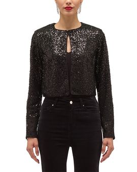 Hobbs London Hobbs London Anika Sequin Cropped Jacket
