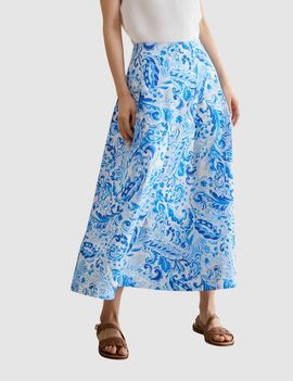 HOBBS LONDON HOBBS LONDON Antonella Paisley Print Midi Skirt