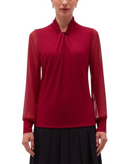 Hobbs London Hobbs London Ashley Jersey Twist Neck Top