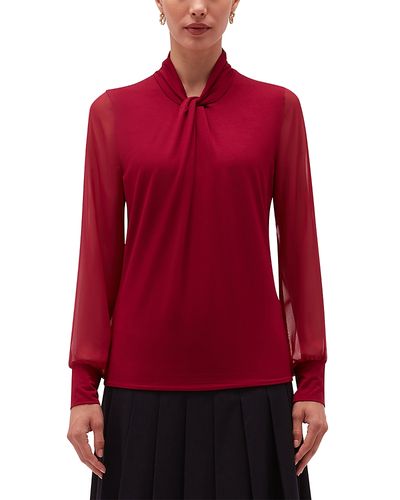Hobbs London Hobbs London Ashley Jersey Twist Neck Top