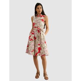 HOBBS LONDON HOBBS LONDON Beki Printed Collar Shirt Dress