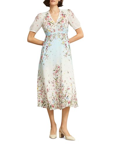 women blue dress Nora Gardner Women's Blue 3/4 Sleeve Lydia Pencil Dress #Royal 6 NWT