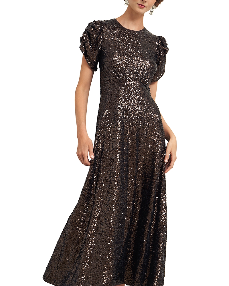 hobbs sequin dress Womens Hobbs Evergreen Meadow Sequin Dress US 6