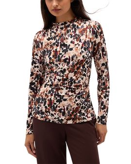 Hobbs London Hobbs London Oriana Printed Ruched Top