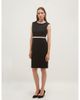 HOBBS LONDON HOBBS LONDON Rosalind Contrast Sleeveless Dress - 1