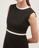HOBBS LONDON HOBBS LONDON Rosalind Contrast Sleeveless Dress - 5