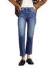Hobbs London Hobbs London Shea High Rise Straight Leg Jeans in Mid Wash - 1