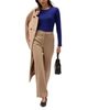 Hobbs London Hobbs London Tamsin Cotton Blend Button Shoulder Top - 2
