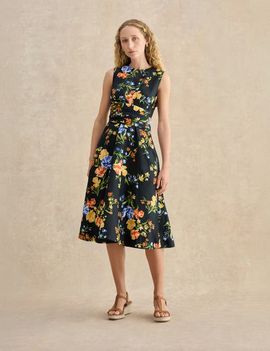 HOBBS LONDON HOBBS LONDON Twitchill Sleeveless Printed Midi Dress