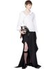 HODAKOVA HODAKOVA Black Dropped Maxi Skirt - 4