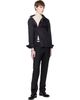 HODAKOVA HODAKOVA Black Horse Hair Suit Trousers - 4