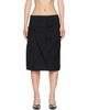 HODAKOVA HODAKOVA Black ISO Layered Midi Skirt - 1