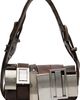 HODAKOVA HODAKOVA Brown Buckle Baguette Bag - 1