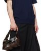 HODAKOVA HODAKOVA Navy Knit Wool Short Sleeve Polo - 4