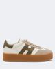 Hogan Hogan Cool suede-trimmed leather platform sneakers - 5