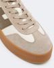 Hogan Hogan Cool suede-trimmed leather platform sneakers - 6