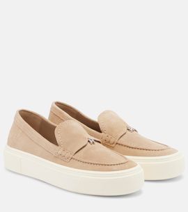 Hogan Hogan Crosswind suede loafers
