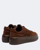 Hogan Hogan H645 fur-trimmed leather platform sneakers - 3