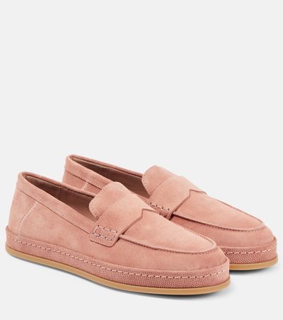 Hogan Hogan H683 suede loafers