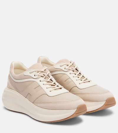Hogan Hogan H696 leather platform sneakers