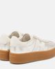 Hogan Hogan H698 metallic leather platform sneakers - 3