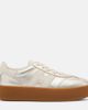 Hogan Hogan H698 metallic leather platform sneakers - 5
