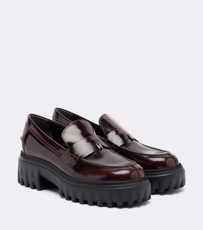 Hogan Hogan H700 leather loafers