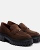 Hogan Hogan H700 leather platform loafers - 1