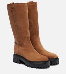 Hogan Hogan H700 Stivali suede knee-high boots