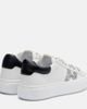 Hogan Hogan H705 Allacciato H glitter leather platform sneakers - 3