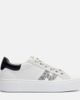 Hogan Hogan H705 Allacciato H glitter leather platform sneakers - 5