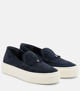 Hogan Hogan H705 suede slip-on shoes
