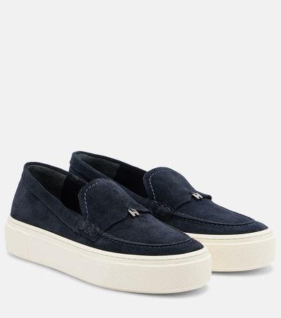 Hogan Hogan H705 suede slip-on shoes