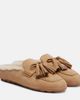 Hogan Hogan Hogan H693 shearling-lined leather mules - 1