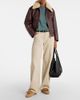 Hogan Hogan Hogan H693 shearling-lined leather mules - 3