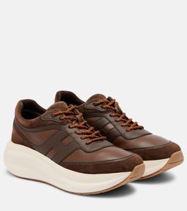 Hogan Hogan Hogan H696 leather platform sneakers